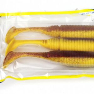 Nomura Rolling Shad Yellow Red Glitter Soft bait Shads