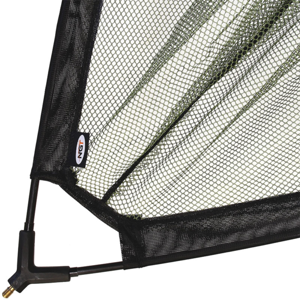 NGT 42" Specimen Net - Two-Tone Mesh with Plastic 'V' Block and Stink Bag - Image 2